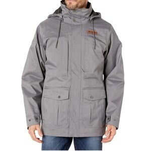 Columbia Men's Horizons Pine Interchange Gray Jacket shell only size large